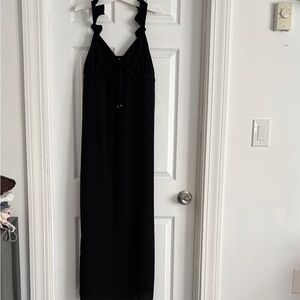 Kingston Black Halter Maxi Dress